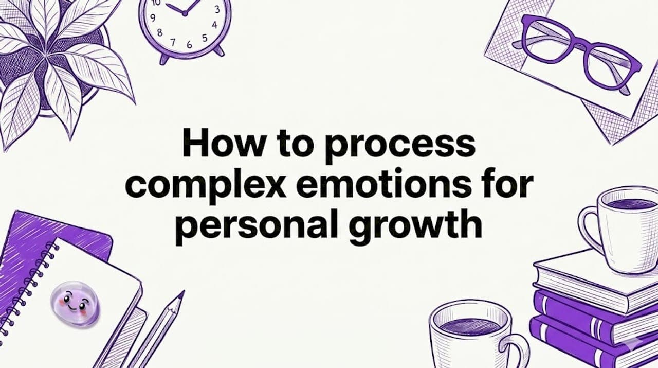 How to process complex emotions for personal growth